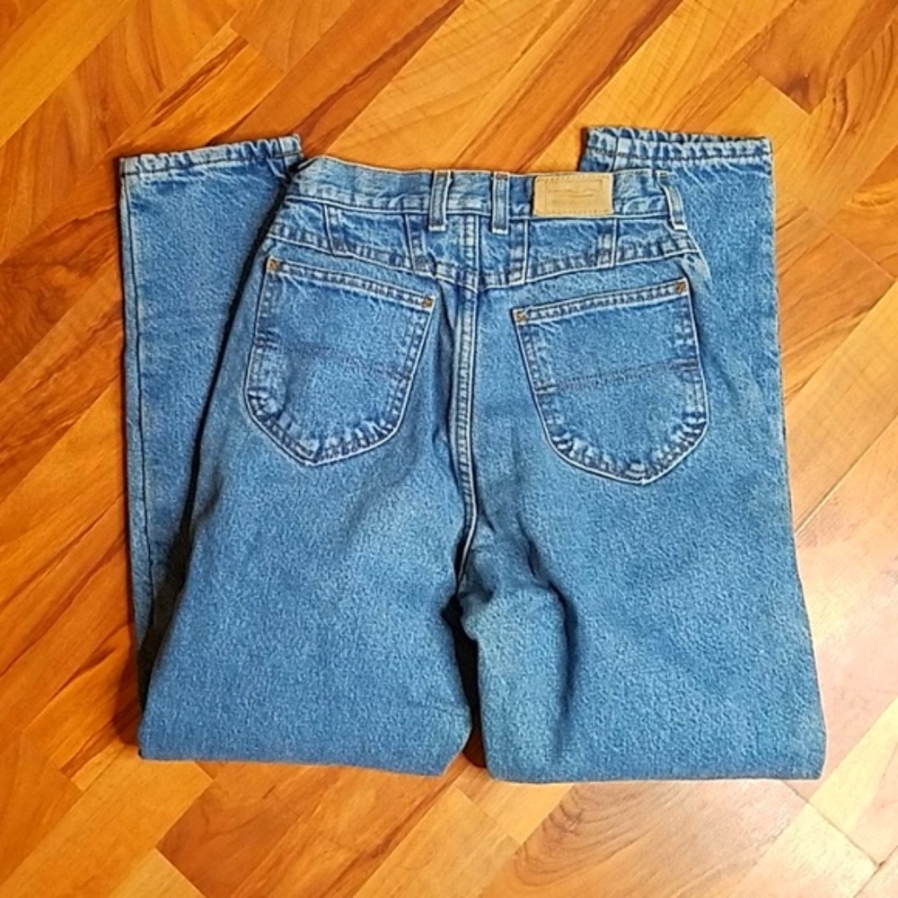 LL Bean Flannel Lined Jean's 4 Regular (fit like a 2)